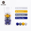 Let's make 50pcs Silicone Beads 12mm Eco-friendly Sensory Teething Necklace Food Grade Mom Nursing DIY Jewelry Baby Teethers