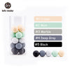 Let's make 50pcs Silicone Beads 12mm Eco-friendly Sensory Teething Necklace Food Grade Mom Nursing DIY Jewelry Baby Teethers